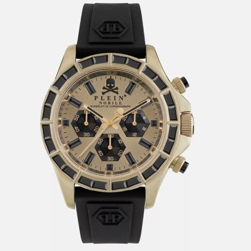 Philipp Plein Mens IP Beige 43mm Watch